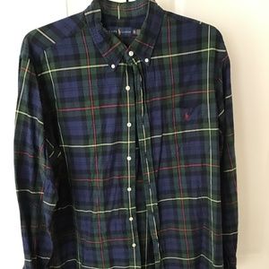RALPH LAUREN L/S PLAID SHIRT MEN’S